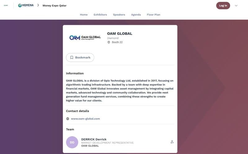 OAM Global อ้างว่าเป็นส่วนหนึ่งของ Opix Technology (辰德外汇)