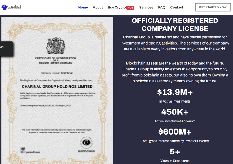 Claimed Company Information by the Platform