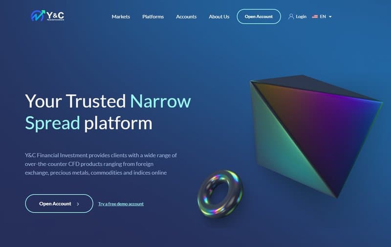 Trang web của Y&C Financial Investment