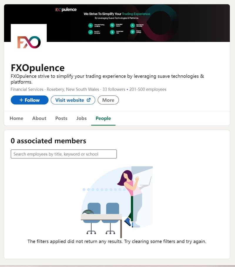 FXOpulence企业职员信息