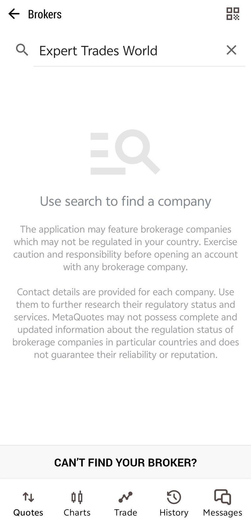 MT5 Query Result