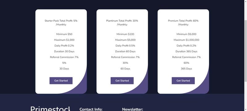 accounts of Primestockcapital