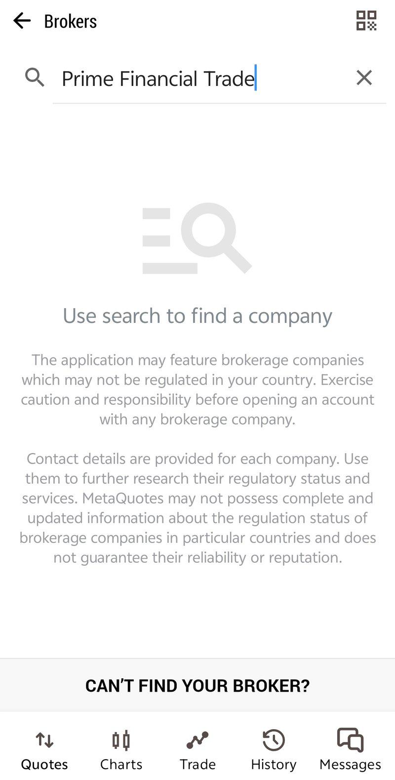 MT5 Query Result