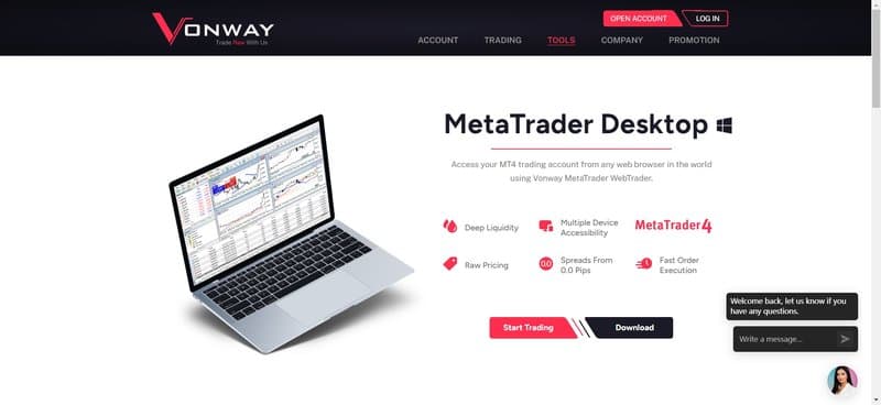 Торговая платформа Vonway