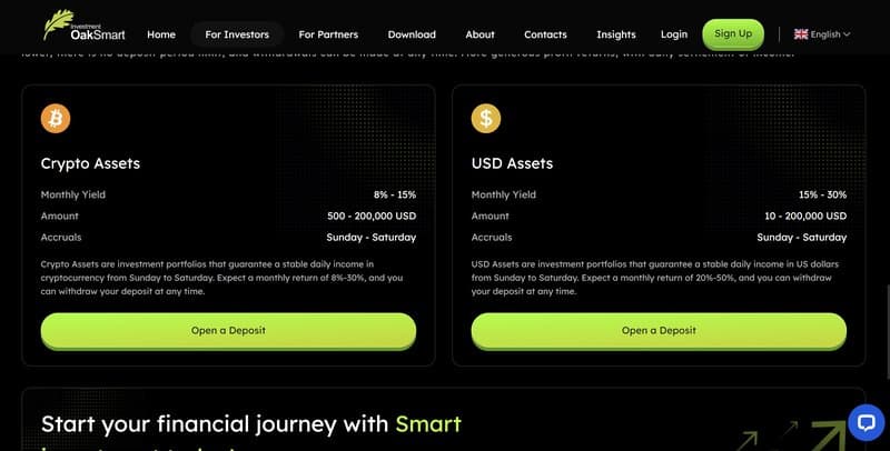 Oak Smart Monthly Yield