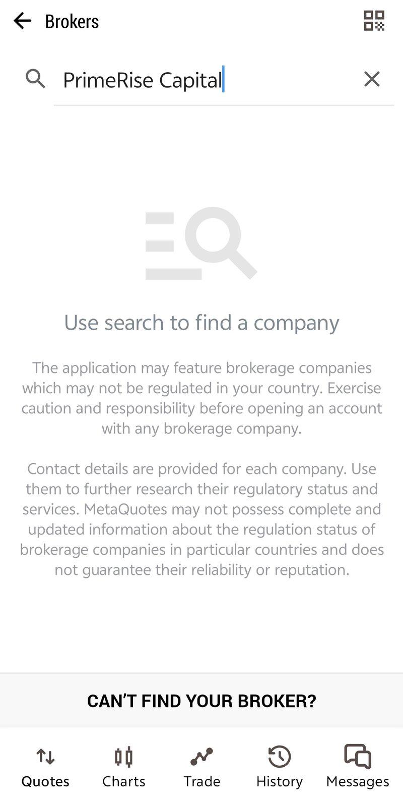 MT5 Query Result