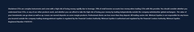 website information of Wintrust Equities