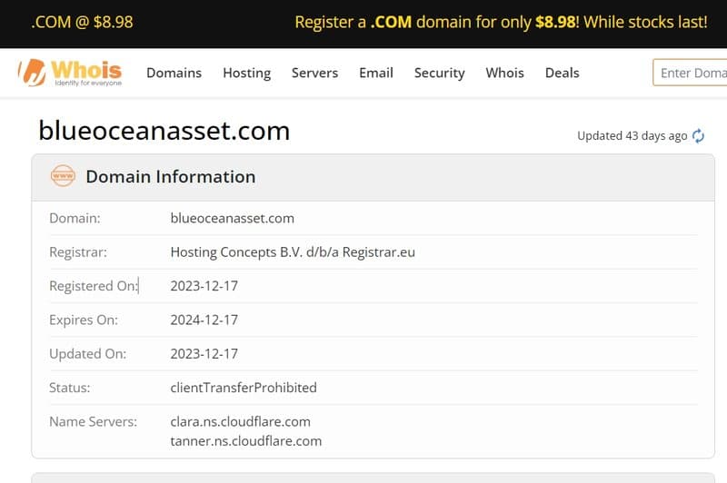 Background of Blueocean Asset 1