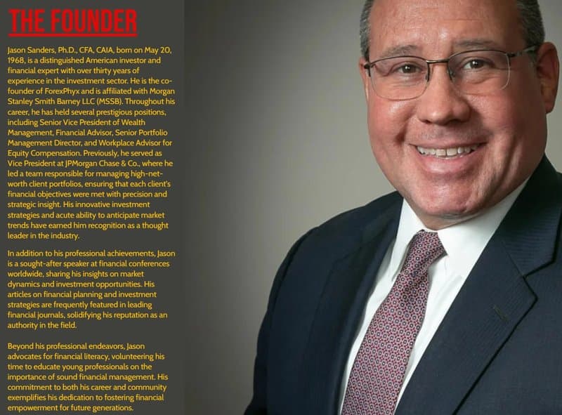 Fictional founder Jason Sanders