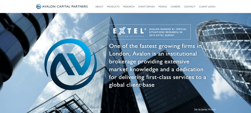 เว็บไซต์ทางการของ AVALON CAPITAL PARTNERS