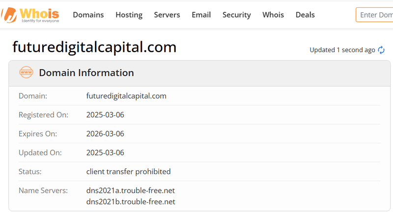 Whois Query Result