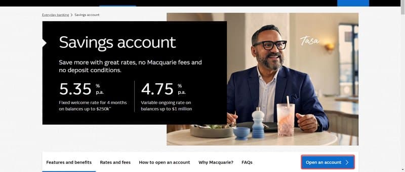 Macquarie’s account registration