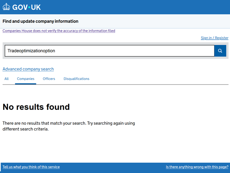 ผลการค้นหา Companies House