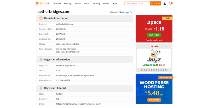 whois