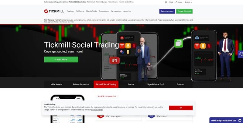 Tickmill official website