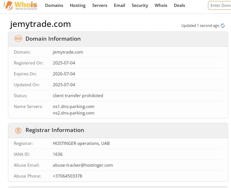 whois