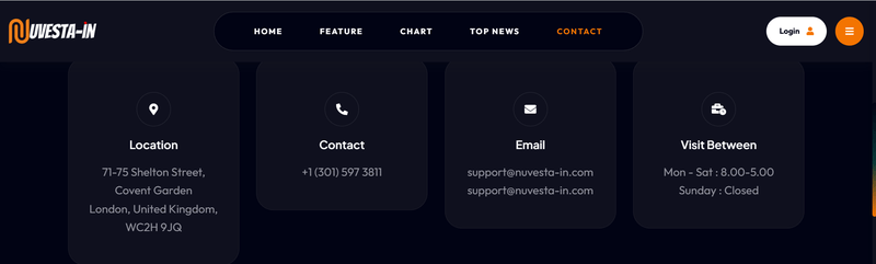 Platform's claimed company address