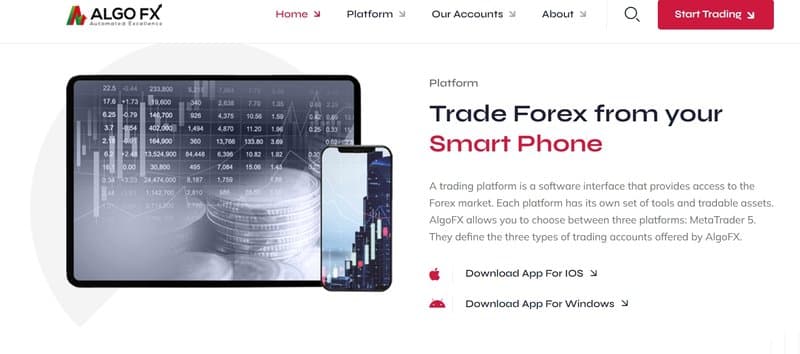 Торговое программное обеспечение AlgoFX