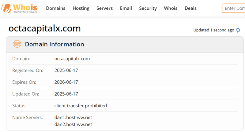 Whois Query Result
