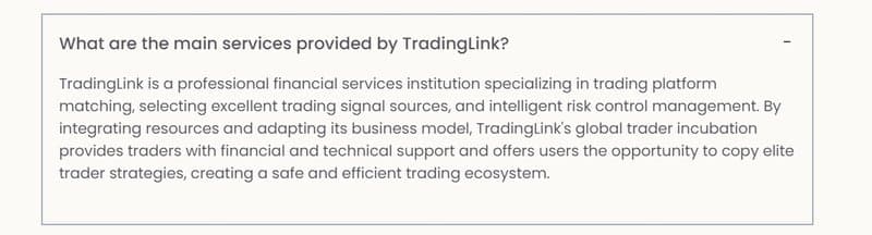 service of TradingLink