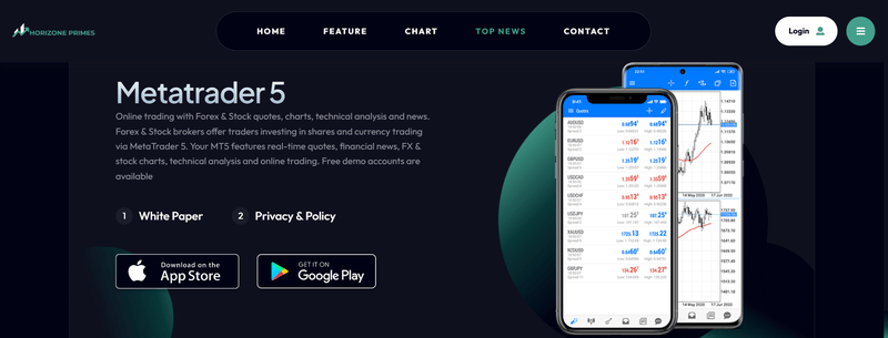 Software de trading afirmado por el sitio web oficial