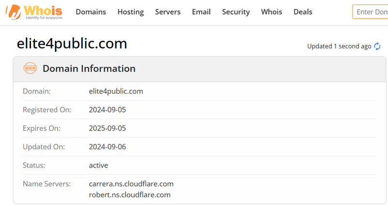 Whois Query Result