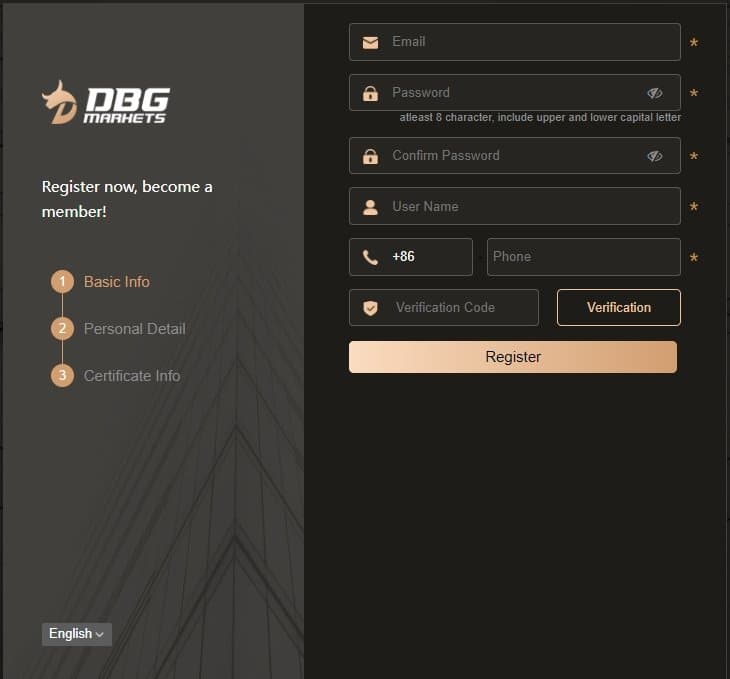 DBG Markets如何开户？-1