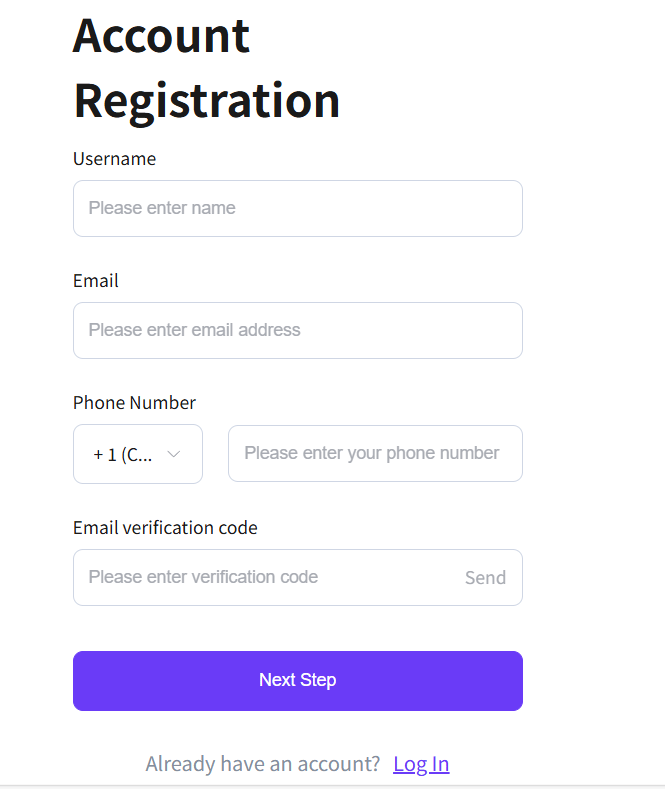 Registration Form
