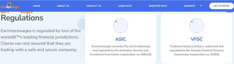 Información regulatoria presentada en el sitio web
