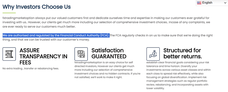 Financial Regulation Claimed on Official Site