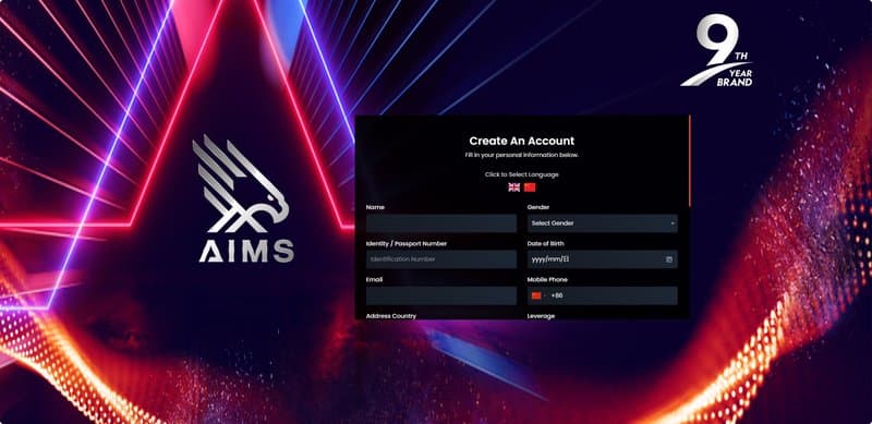 Real account registration