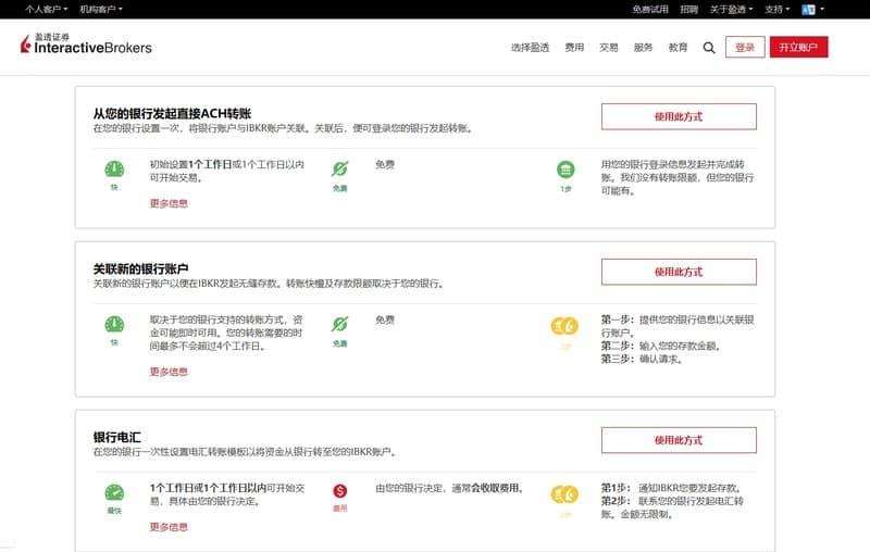 deposits and withdrawals