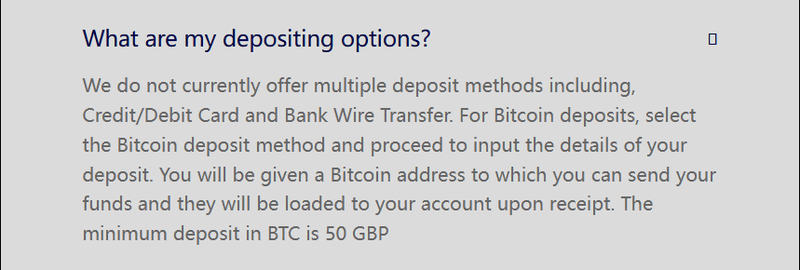 deposite