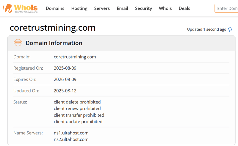 ผลการค้นหา Whois
