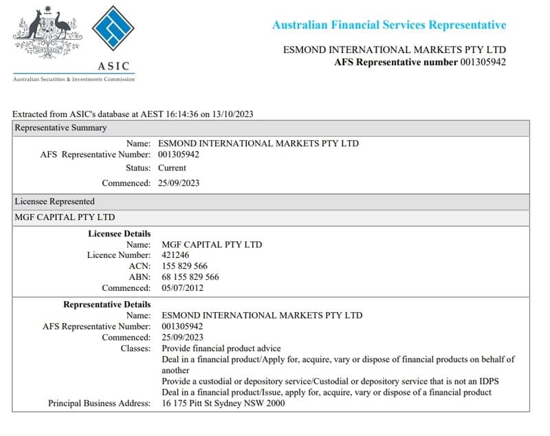 澳大利亚证券和投资委员会（ASIC）
