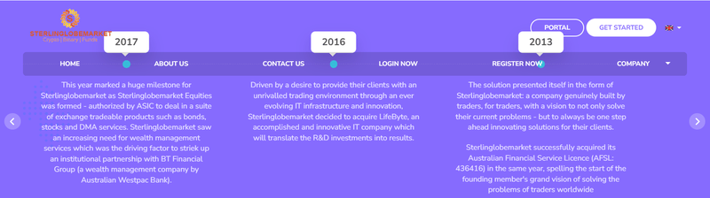 Claimed company history