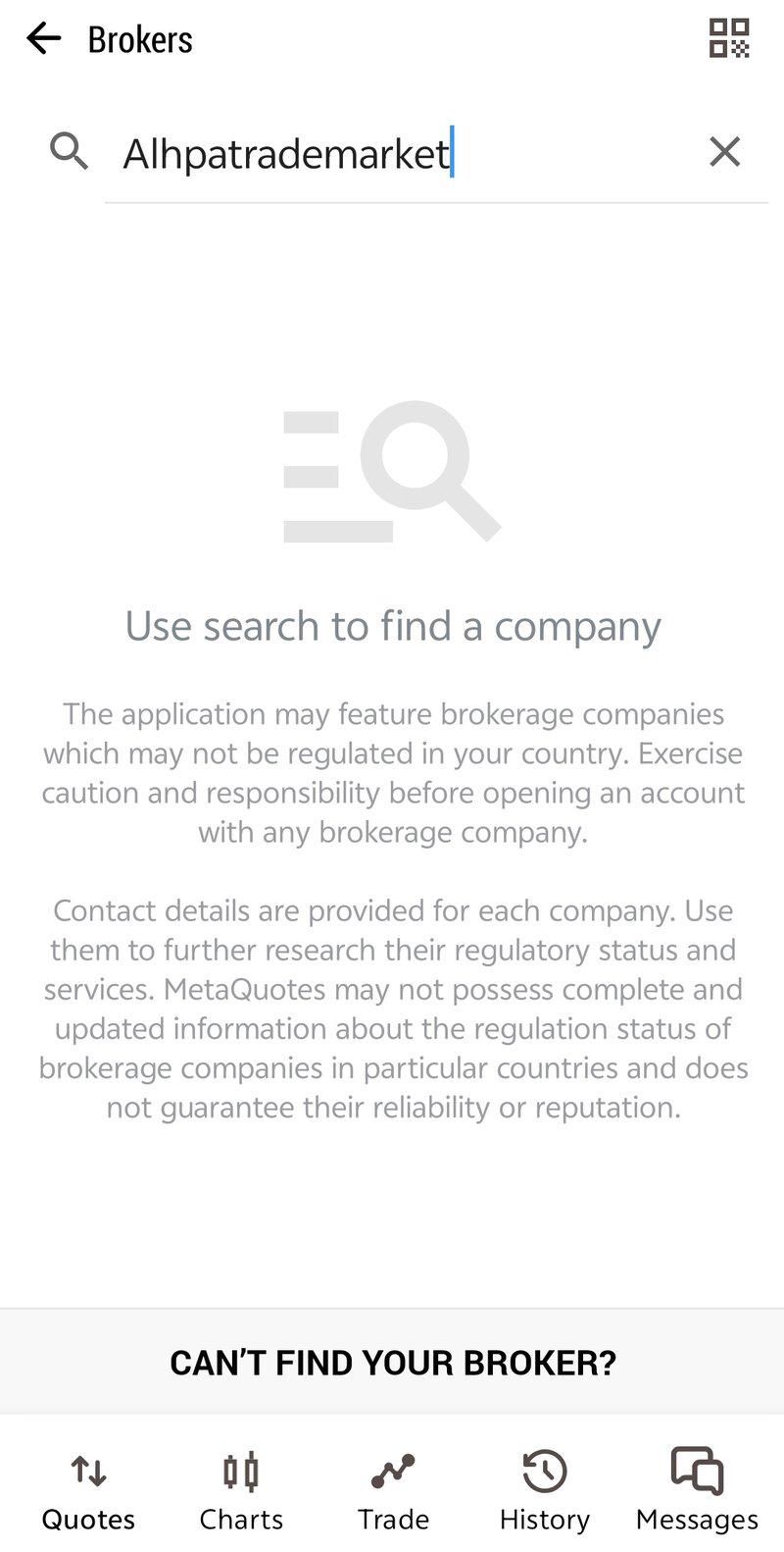 MT5 Query Result