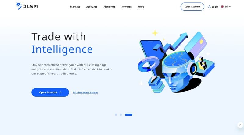 DLS Markets 공식 웹사이트
