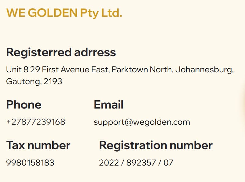 Contact Information & Address Details