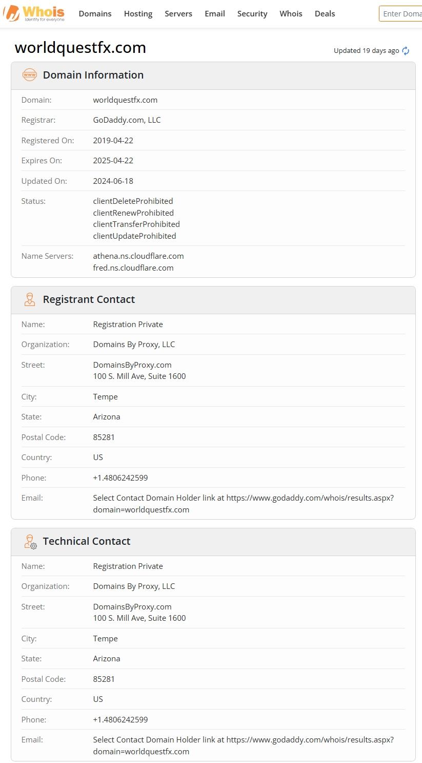 Website registration time