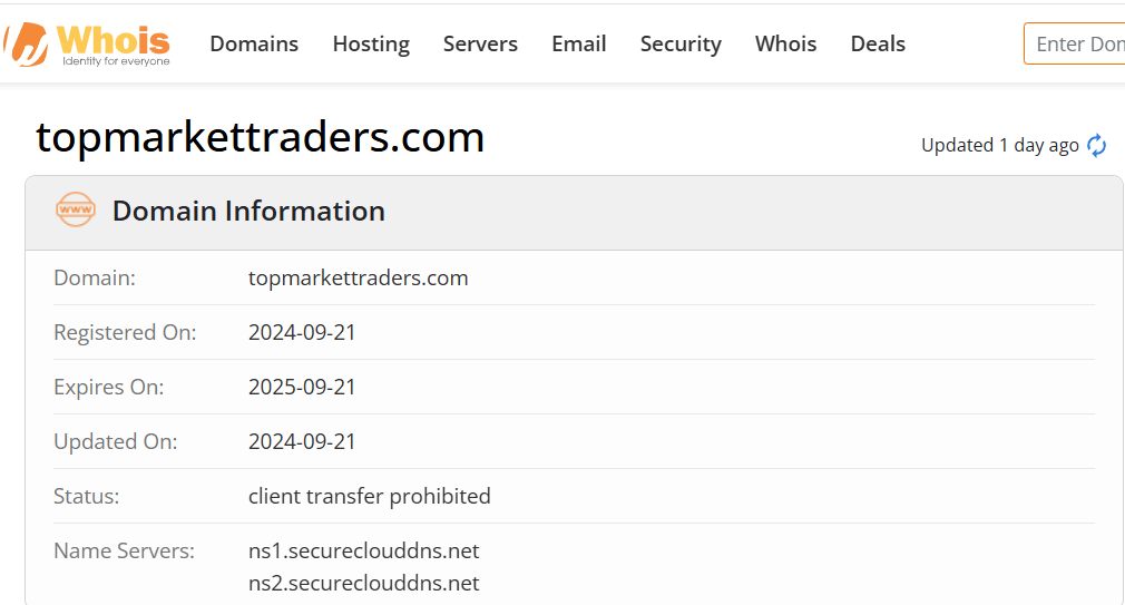 Whois Search Results