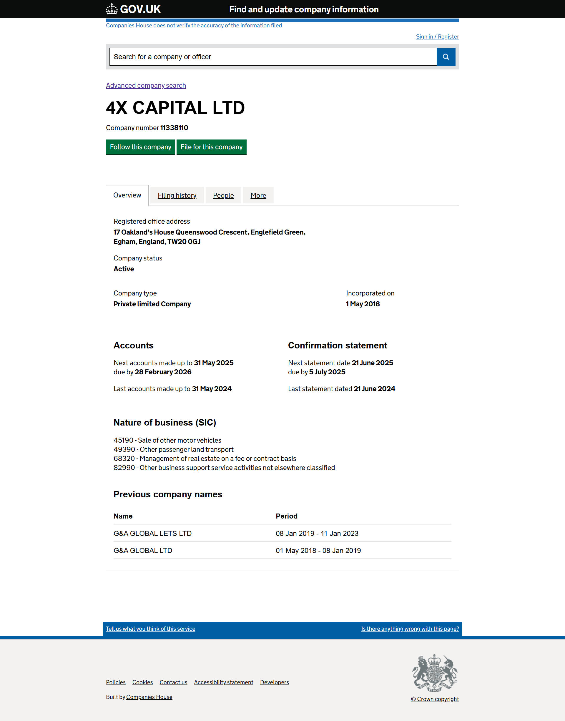 UK Companies House