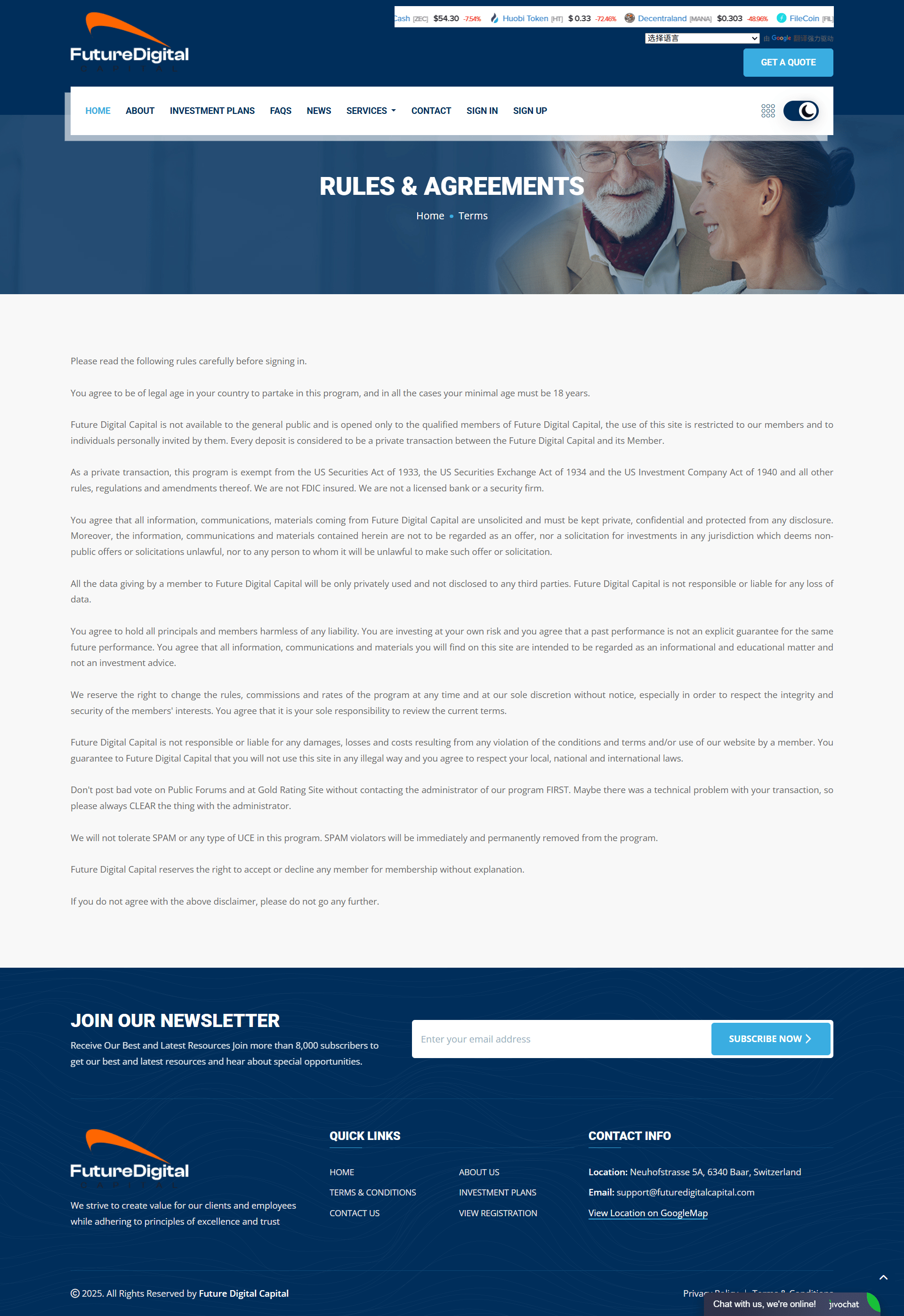 Broker Official Website