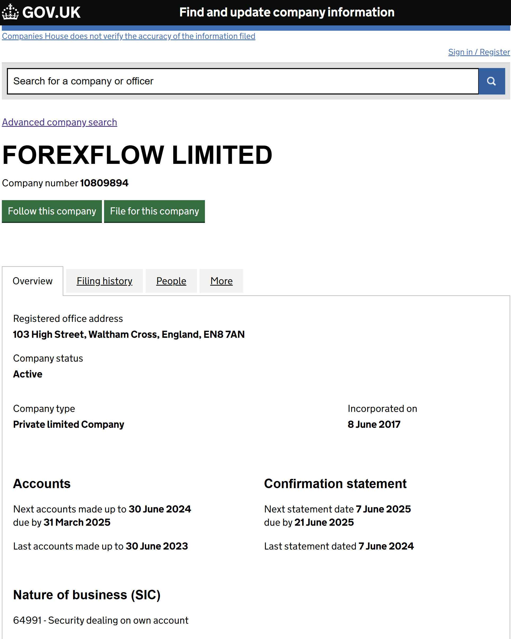 UK Companies House