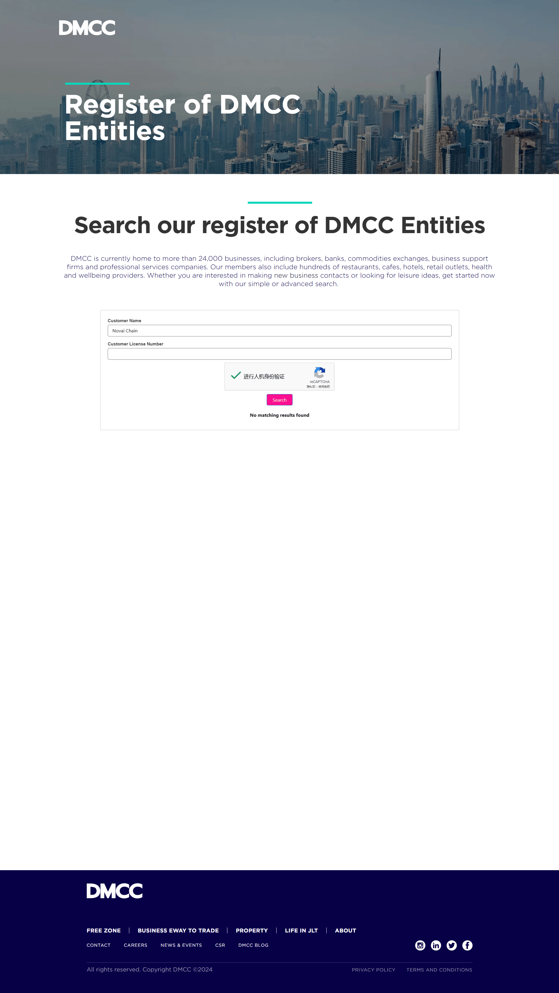 Dubai Multi Commodities Centre（DMCC）Official Website