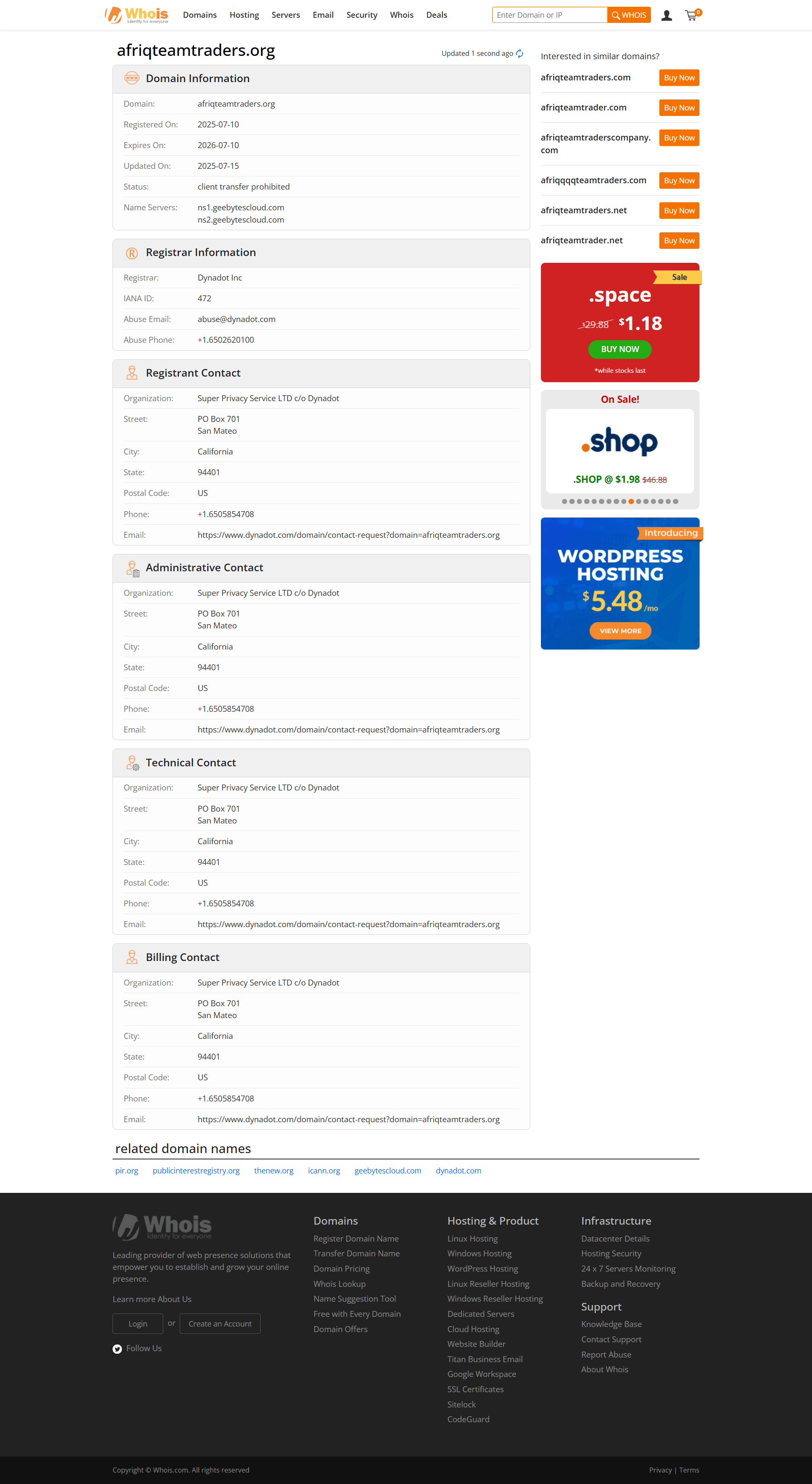 Whois