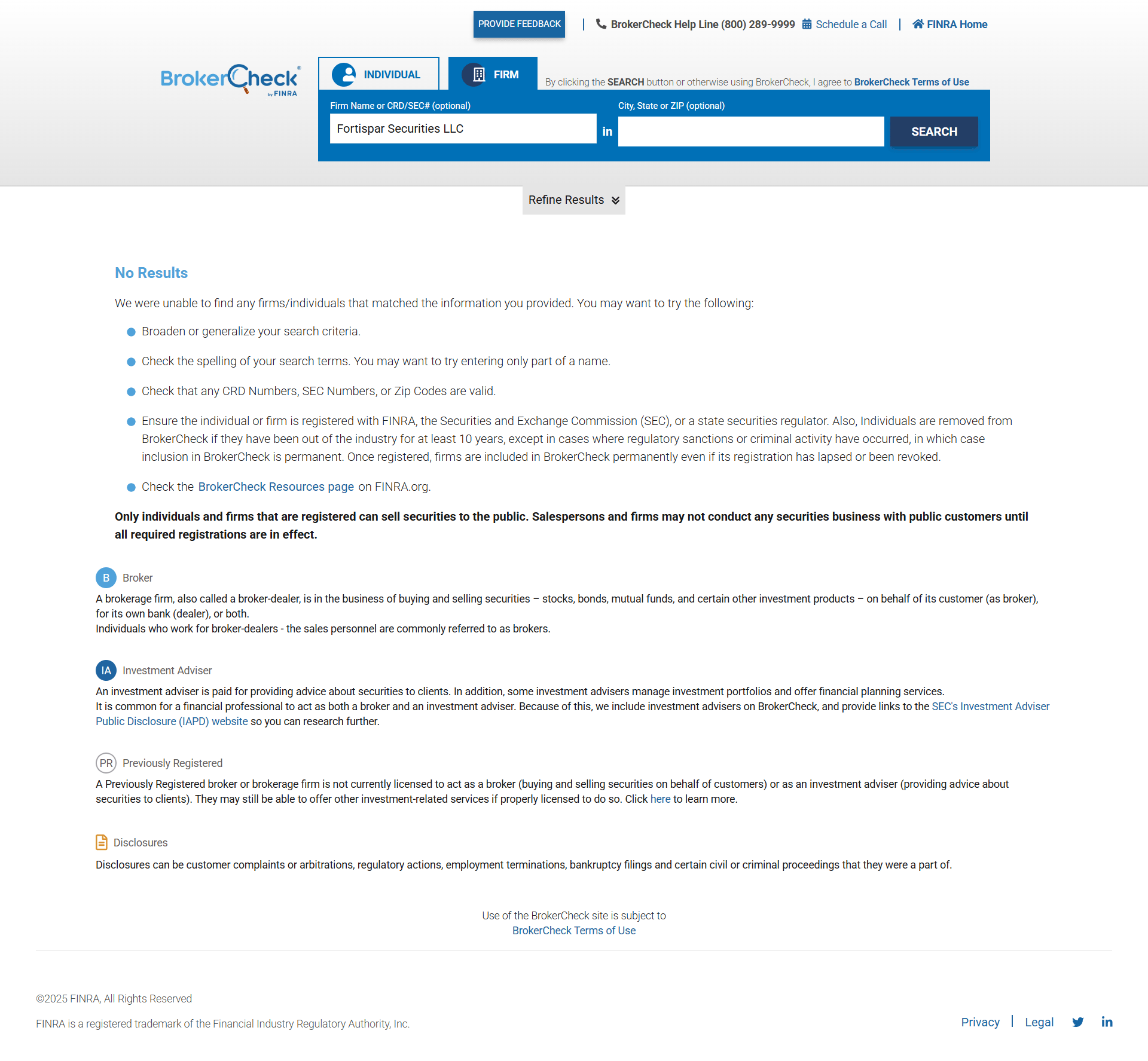 United States Financial Industry Regulatory Authority, Inc（FINRA）
