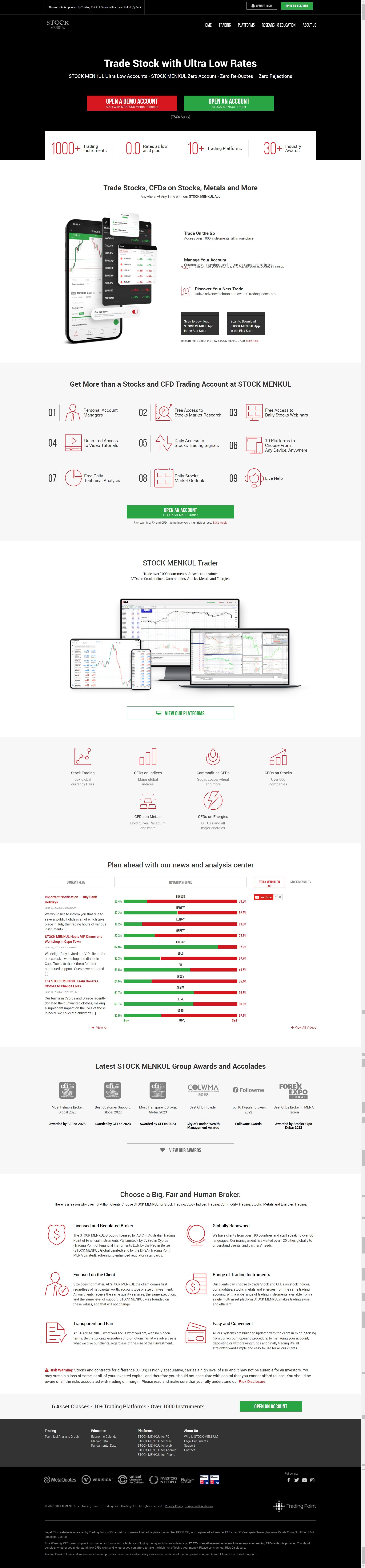 STOCK MENKUL web information