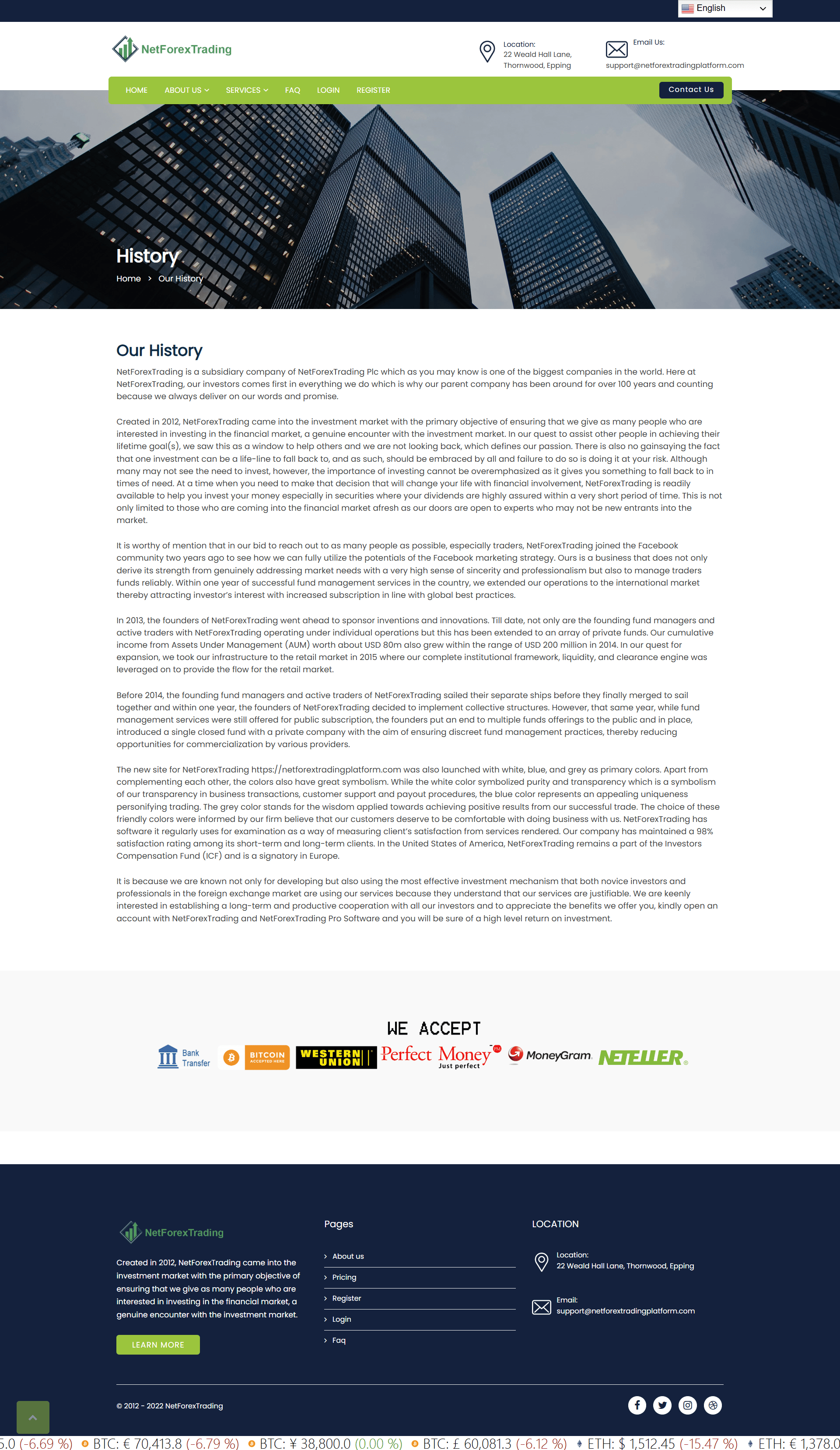 Broker Official Website