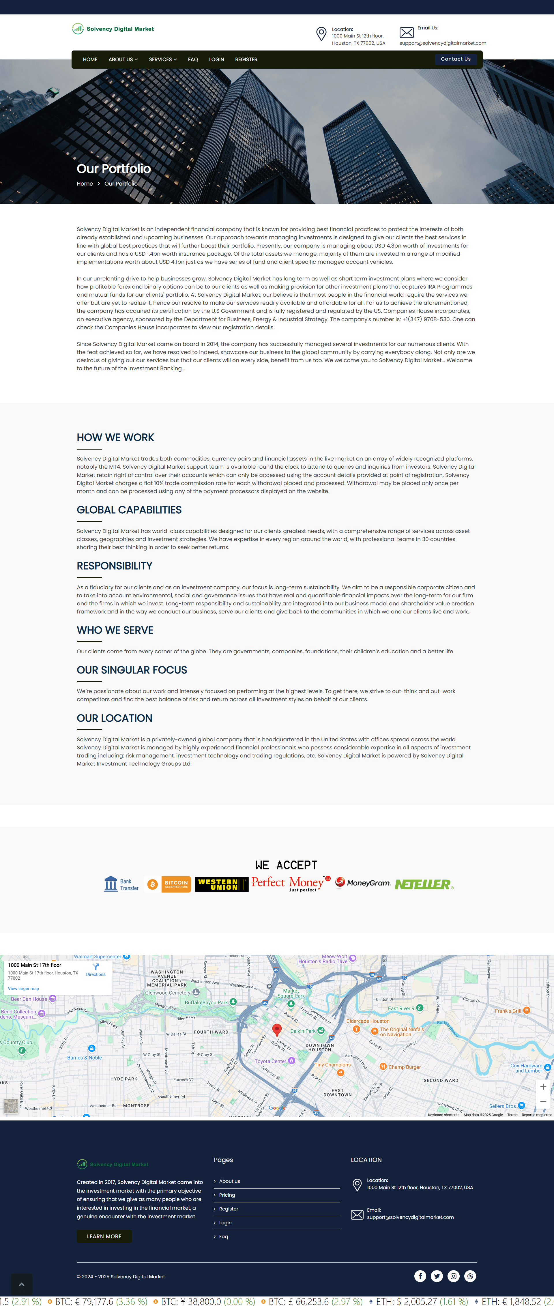 Solvency Digital Market Official Website
